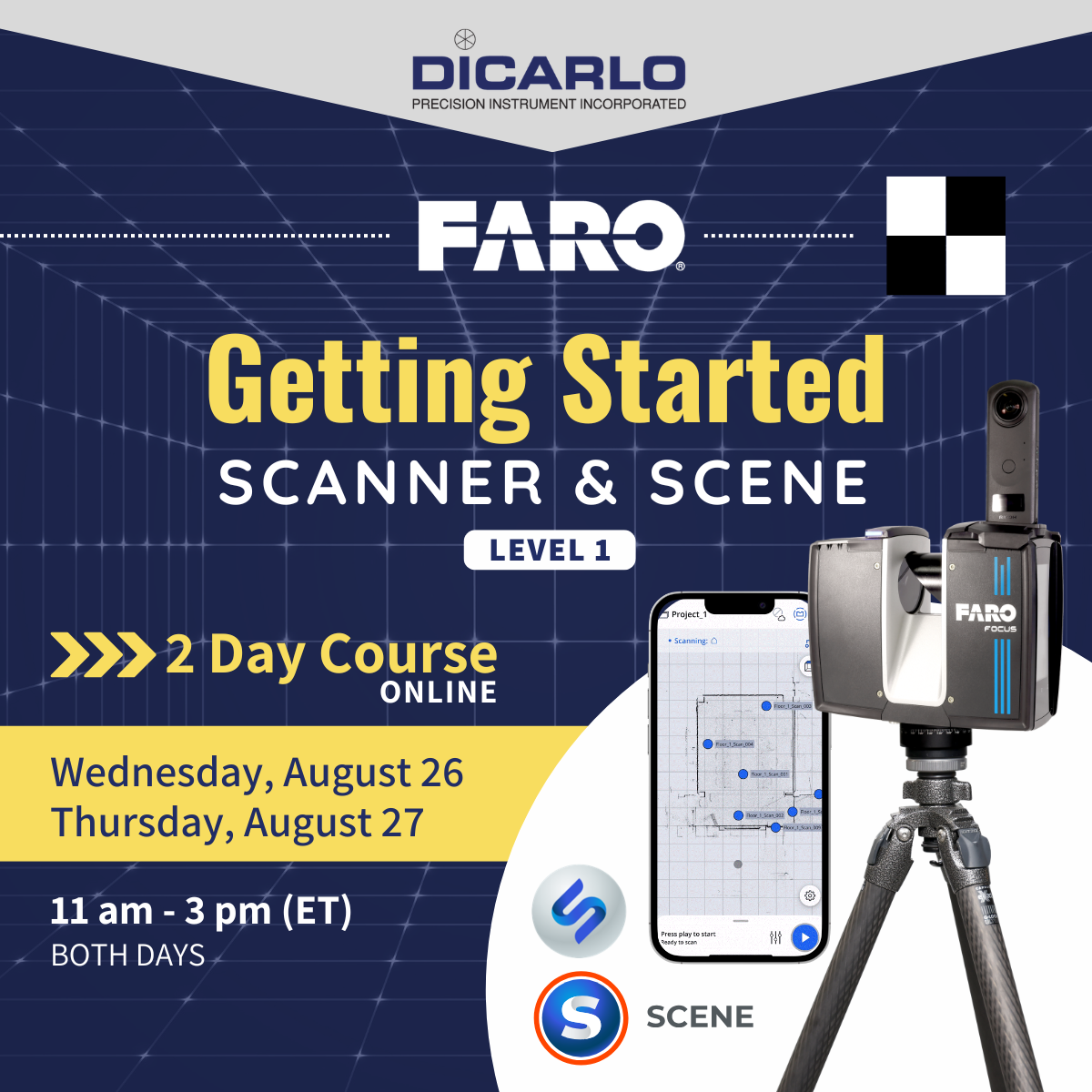FARO Getting Started Scanner & Scene Level 1