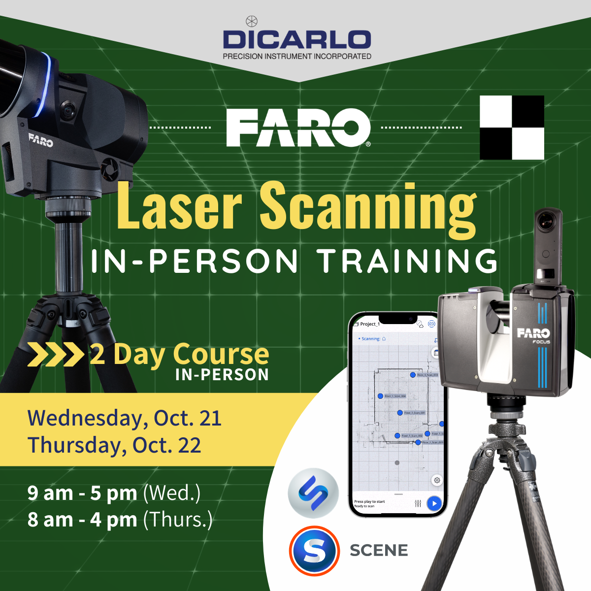 FARO Laser Scanning Training In-Person Oct 21-22