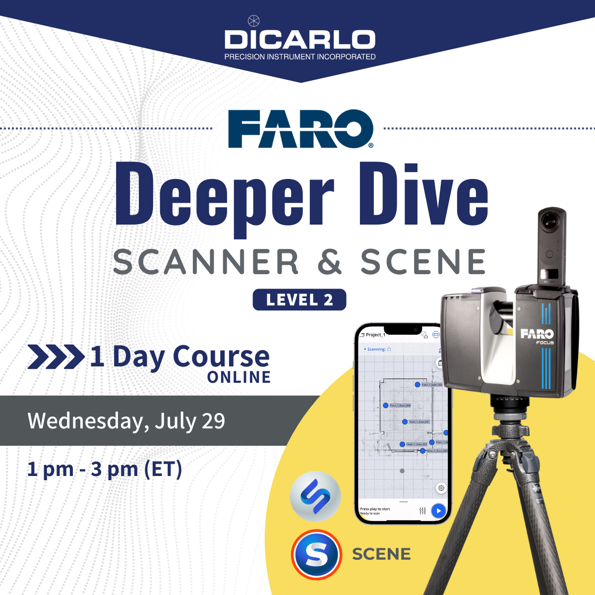 FARO Deeper Dive Scanner & Scene Level 2