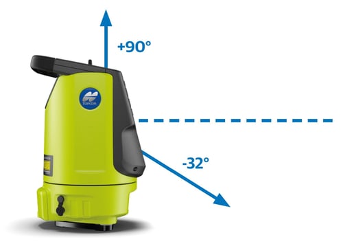 LN-1000i reflectorless laser measurement range