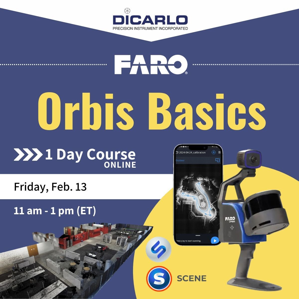 FARO Orbis Basics Online Course Feb 13 2026