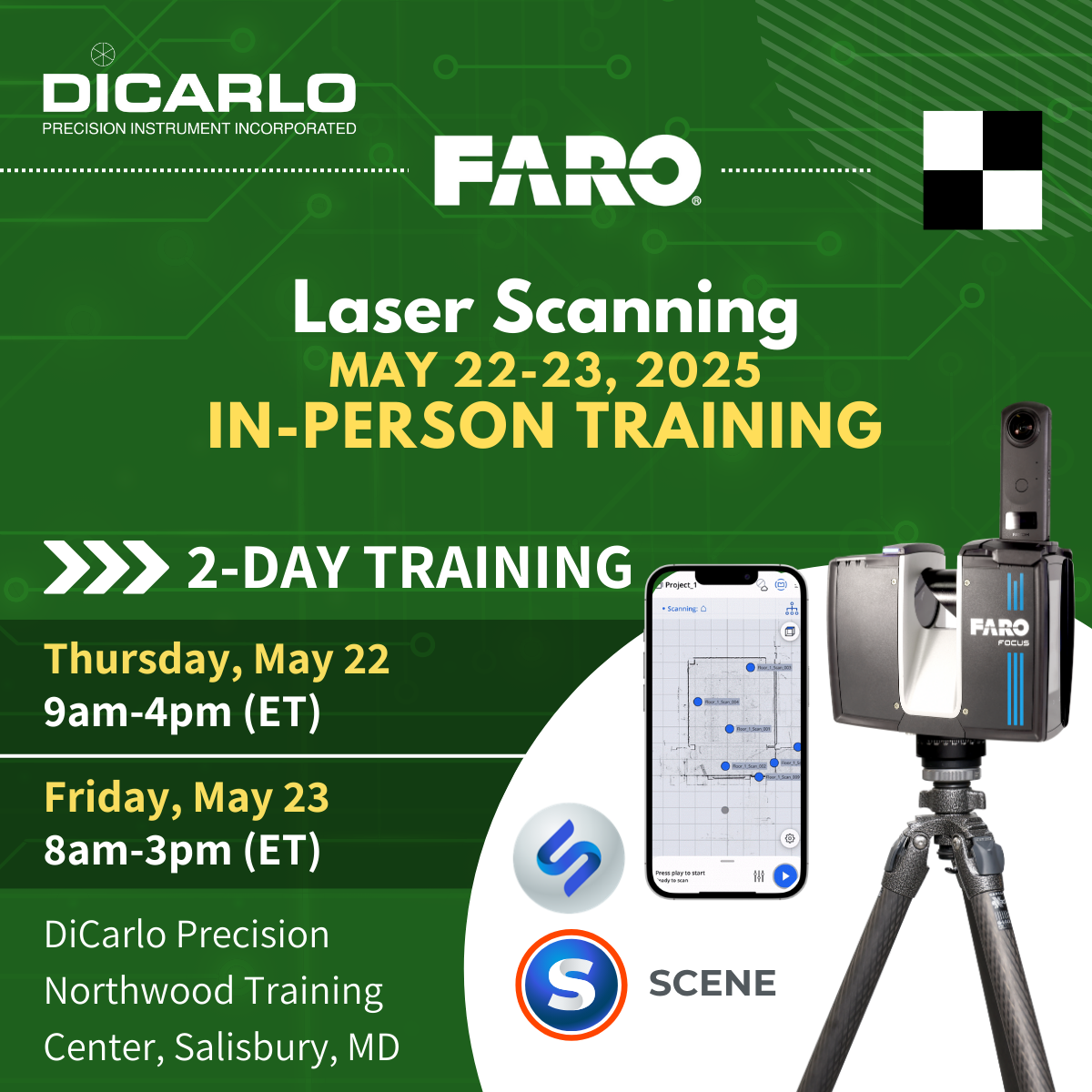 FARO Laser Scanning In-Person Training