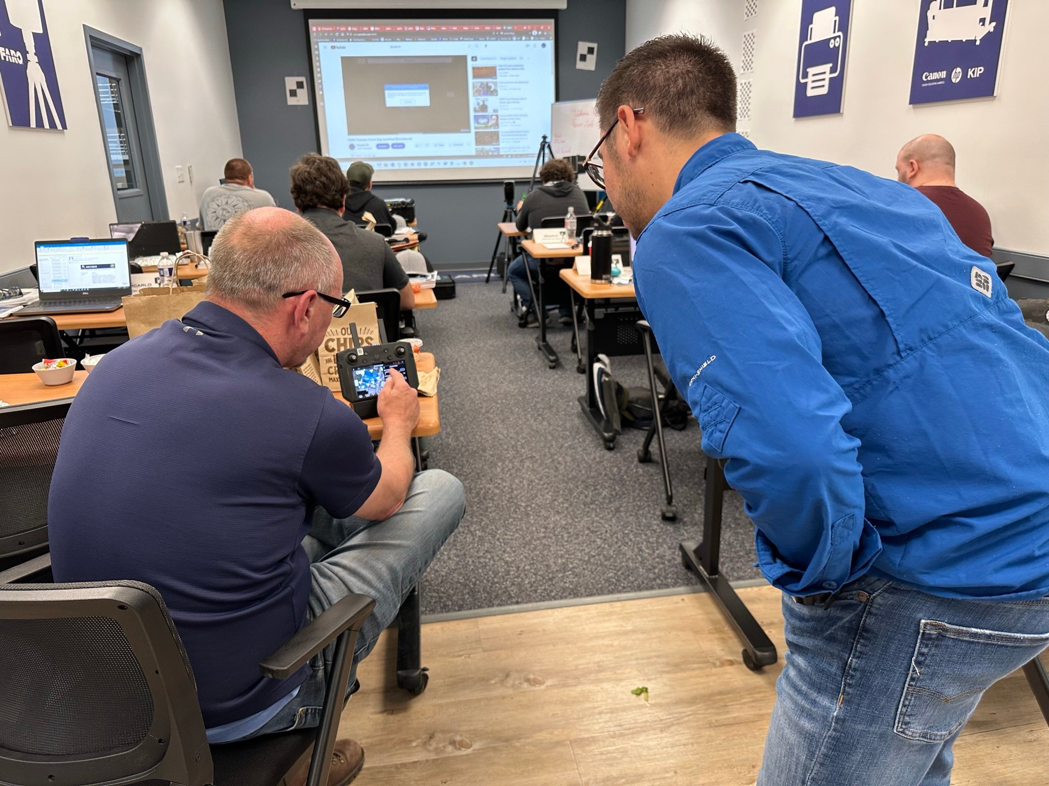 A training class taking place at DiCarlo Precision Instrument in Salisbury, MD